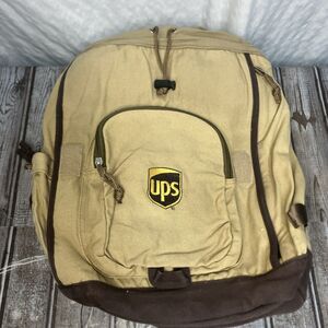 Rare Heritage Supply Company Embroidered UPS Backpack Beige